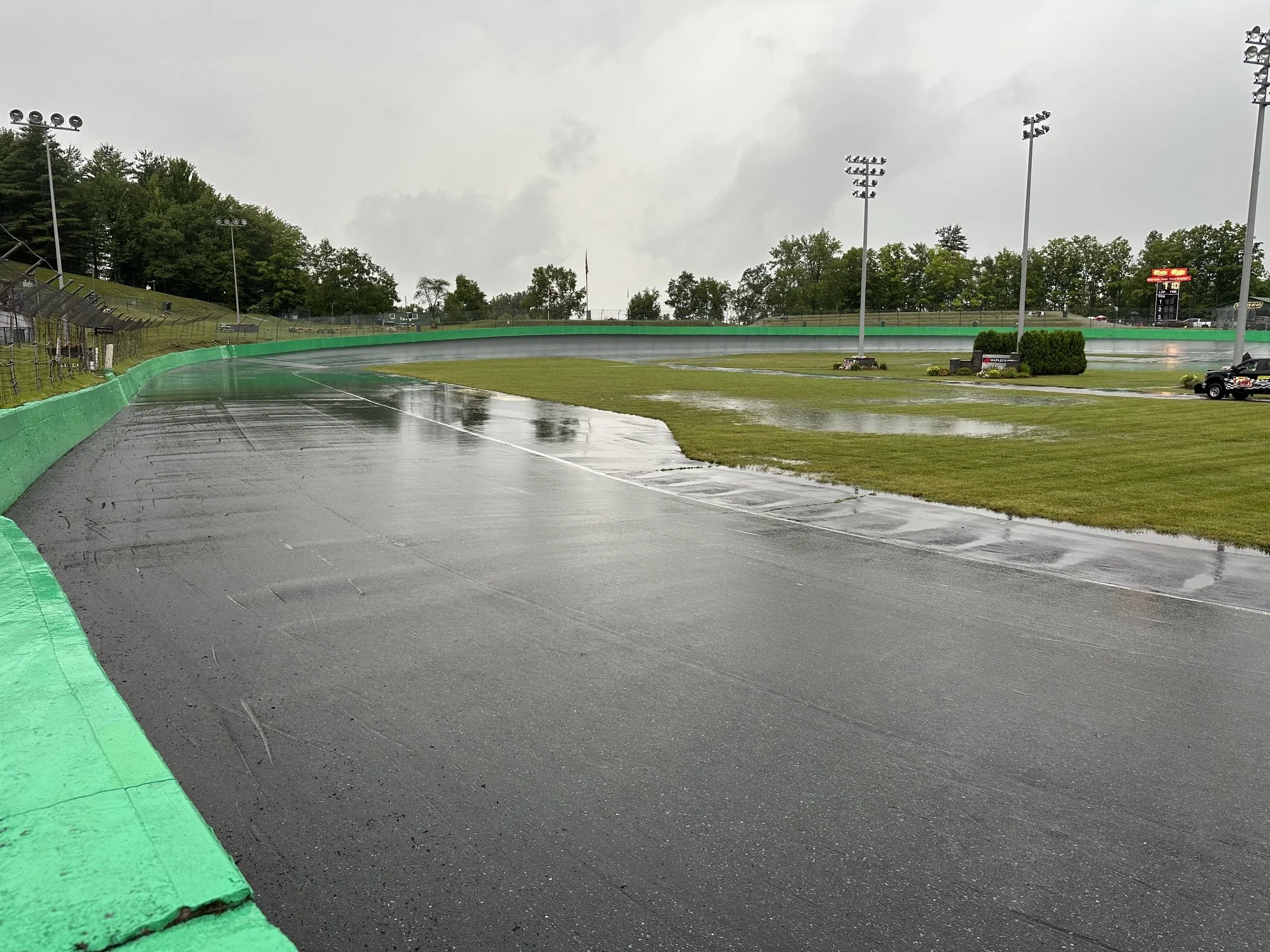Heavy Rains, Saturated Grounds Push Thunder Road to Friday, July
